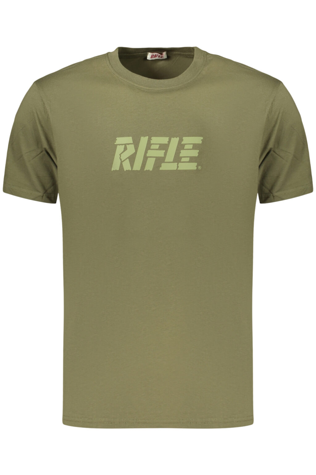 riflet-shirtmanichecorteuomoverde_1 RIFLE žali vyriški marškinėliai trumpomis rankovėmis