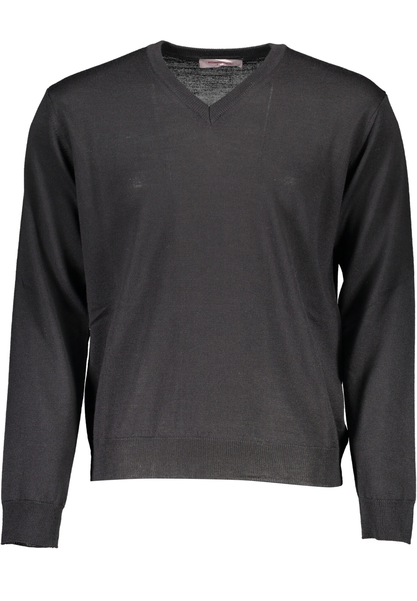 ROMEO GIGLI BLACK MEN'S SWEATER