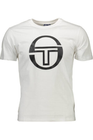 SERGIO TACCHINI vyriški marškinėliai trumpomis rankovėmis, balti