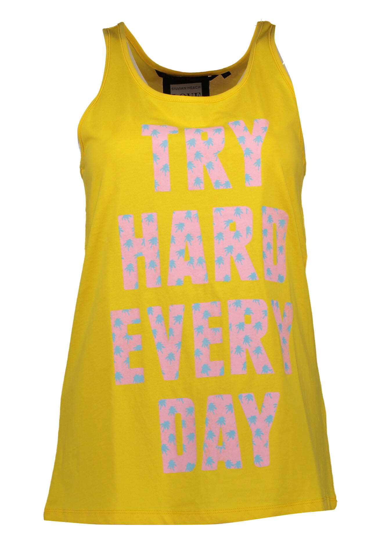 SILVIAN HEACH AMERICAN TANK TOP WOMEN YELLOW