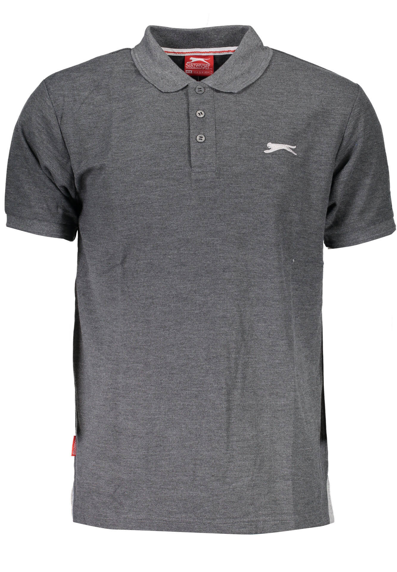 SLAZENGER SHORT SLEEVE POLO SHIRT MAN GRAY