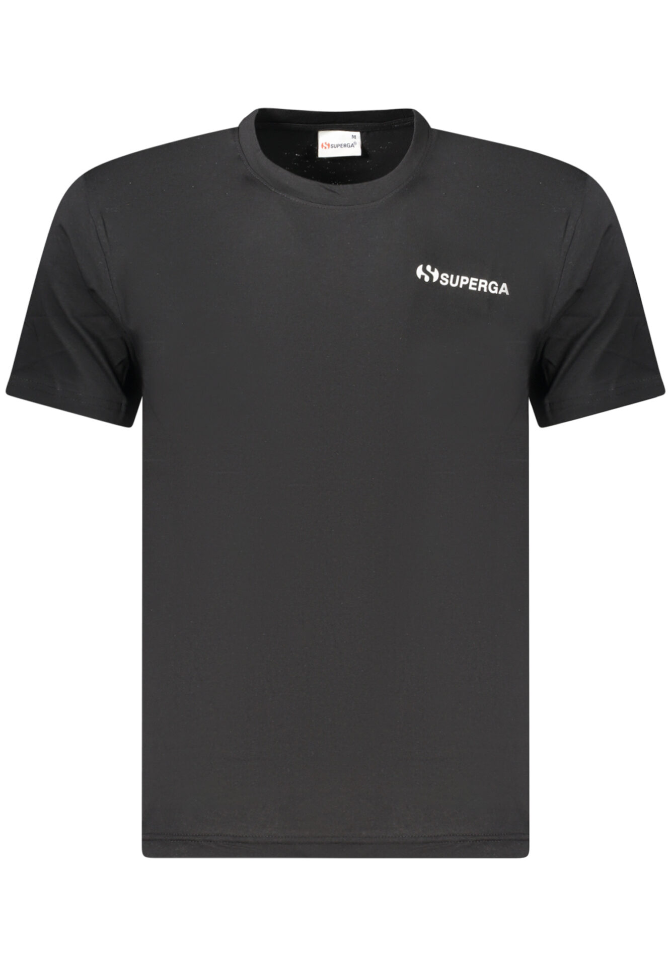 SUPERGA MEN'S SHORT-SLEEVED T-SHIRT BLACK