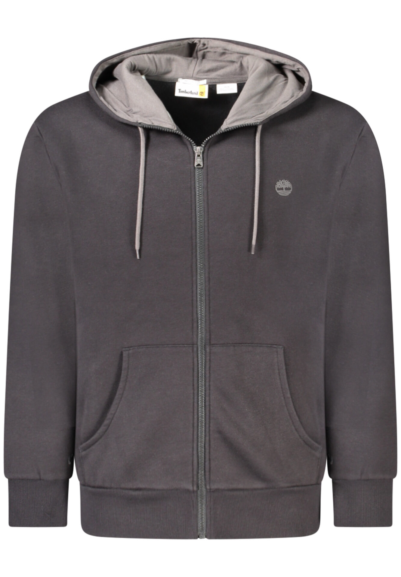 TIMBERLAND MEN'S BLACK ZIP-UP SWEATSHIRT