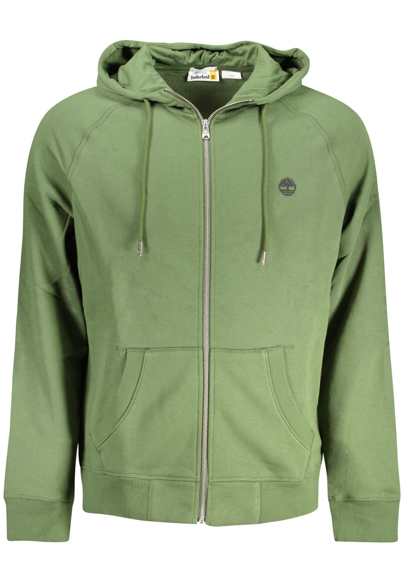 TIMBERLAND MEN'S ZIP-UP SWEATSHIRT GREEN