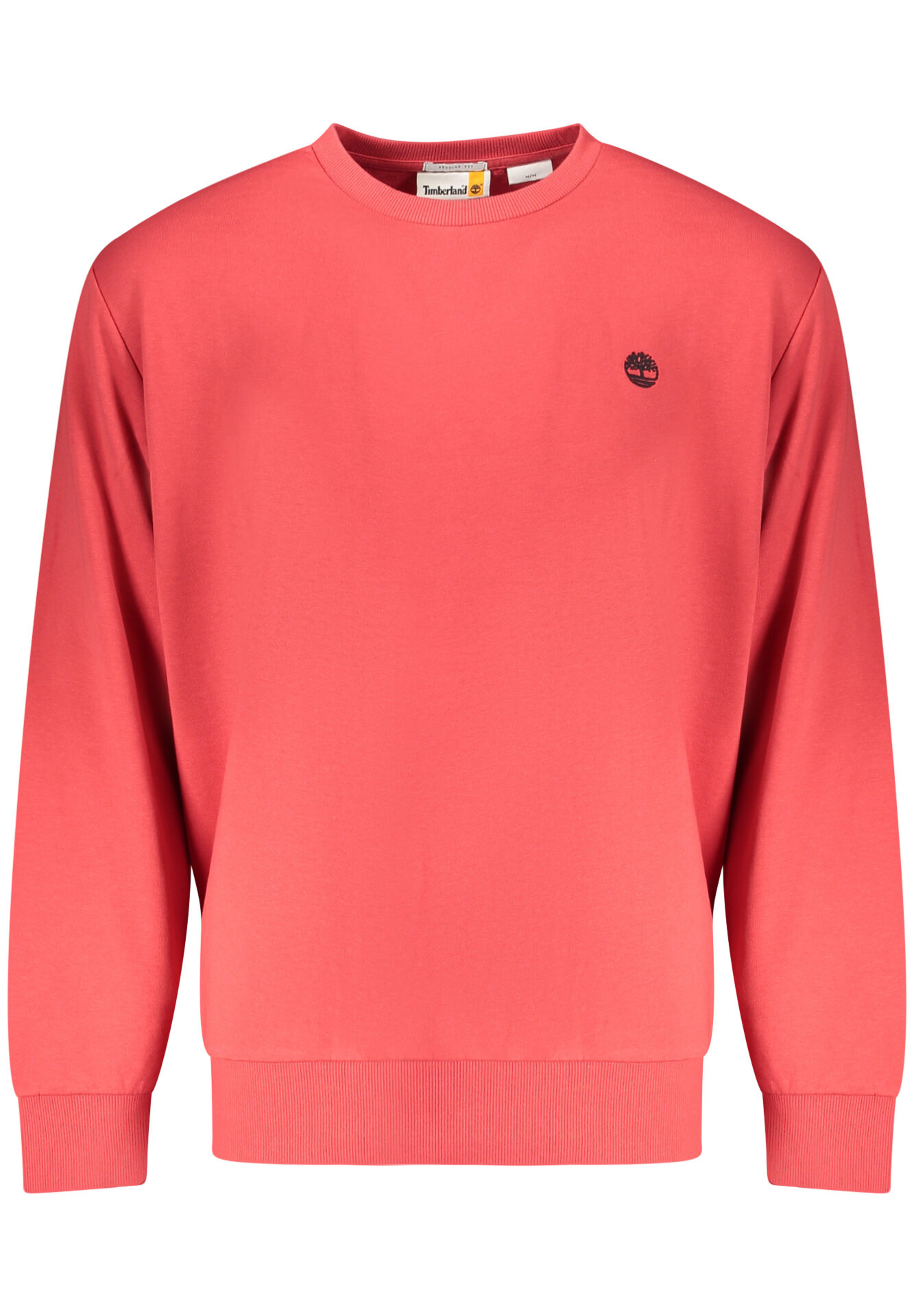 TIMBERLAND MEN'S RED ZIP-UP SWEATSHIRT