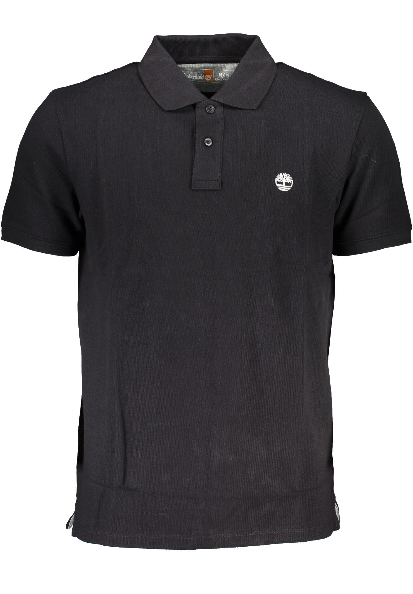 TIMBERLAND MEN'S BLACK SHORT SLEEVED POLO SHIRT