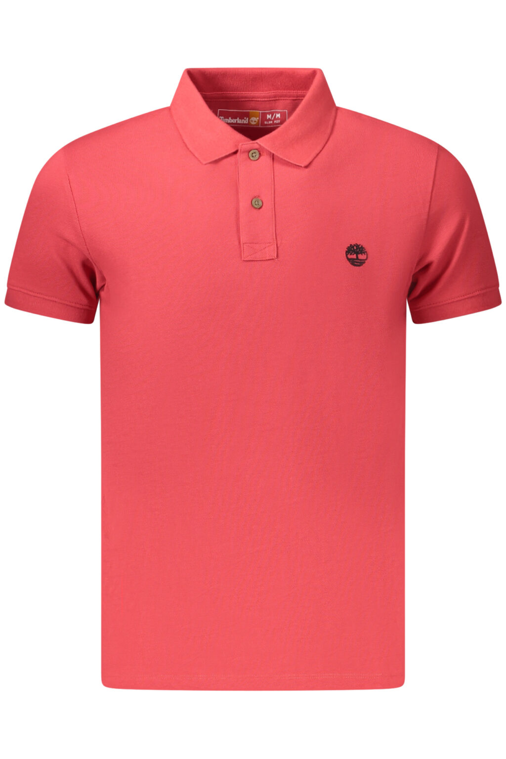 TIMBERLAND vyriški raudoni polo marškinėliai trumpomis rankovėmis