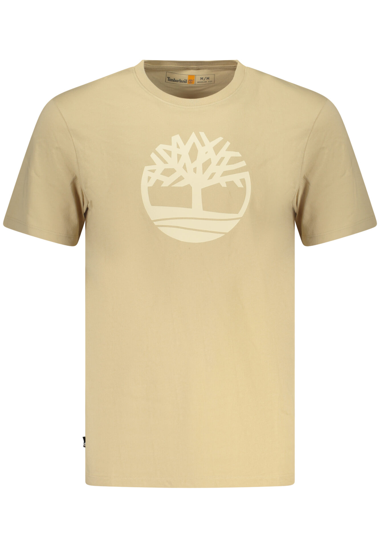 TIMBERLAND MEN'S SHORT-SLEEVE T-SHIRT BEIGE