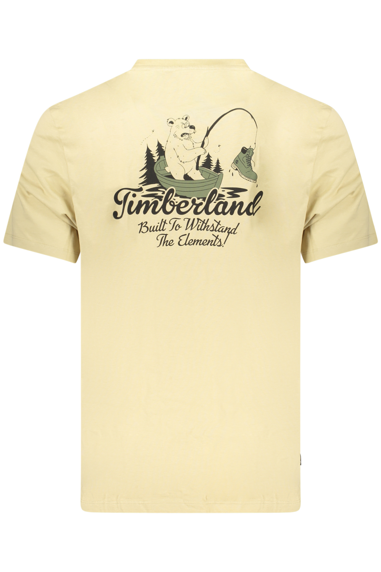 TIMBERLAND MEN'S SHORT-SLEEVE T-SHIRT BEIGE TIMBERLAND MEN'S SHORT-SLEEVE T-SHIRT BEIGE - Image 2