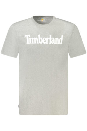 TIMBERLAND pilki vyriški marškinėliai trumpomis rankovėmis
