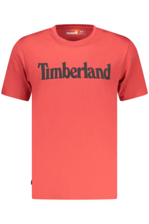 TIMBERLAND MEN'S SHORT-SLEEVE T-SHIRT RED