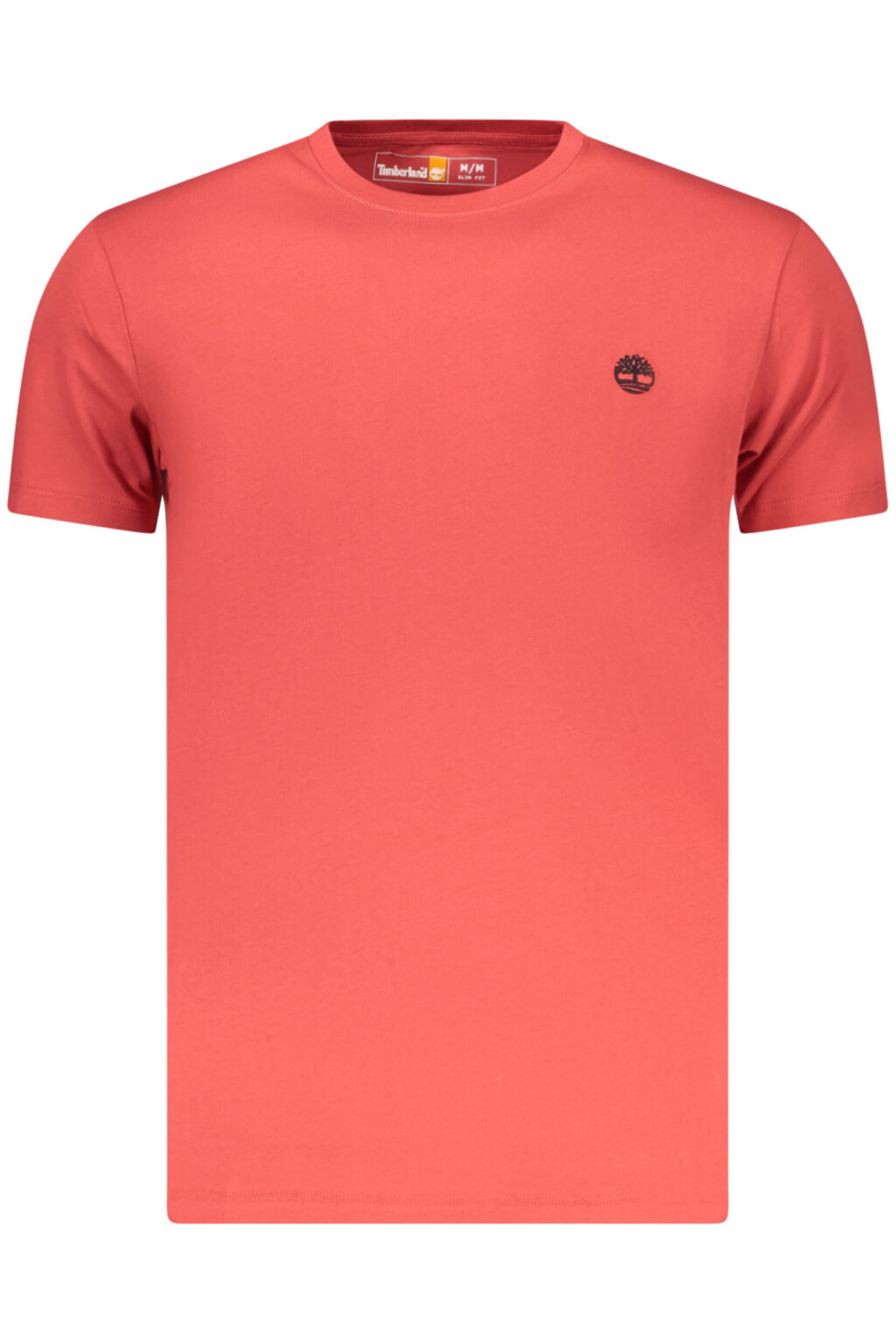 timberlandt-shirtmanichecorteuomorosso_1 TIMBERLAND raudoni vyriški marškinėliai trumpomis rankovėmis