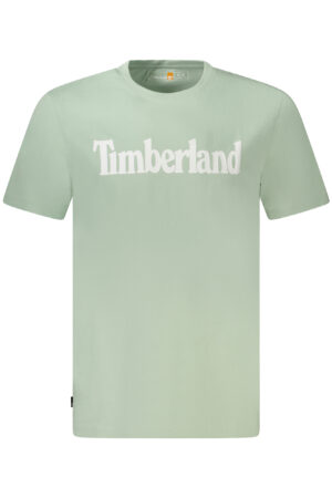 TIMBERLAND žali vyriški marškinėliai trumpomis rankovėmis