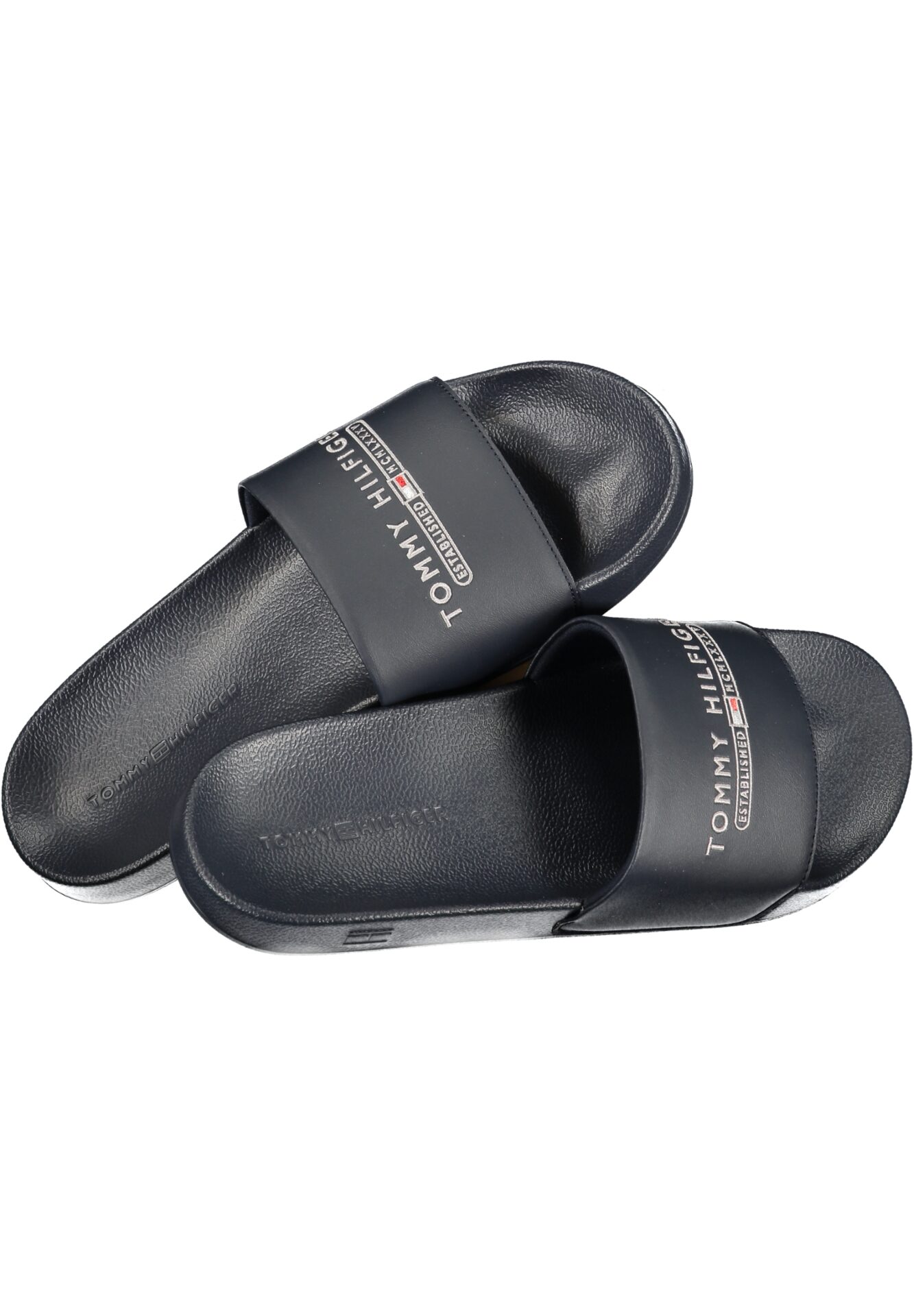 TOMMY HILFIGER MEN'S BLUE SLIPPER FOOTWEAR