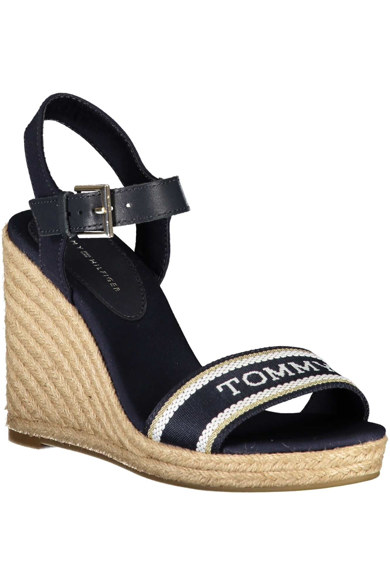 TOMMY HILFIGER mėlynos moteriškos sandalų tipo basutės TOMMY HILFIGER mėlynos moteriškos sandalų tipo basutės - Image 2