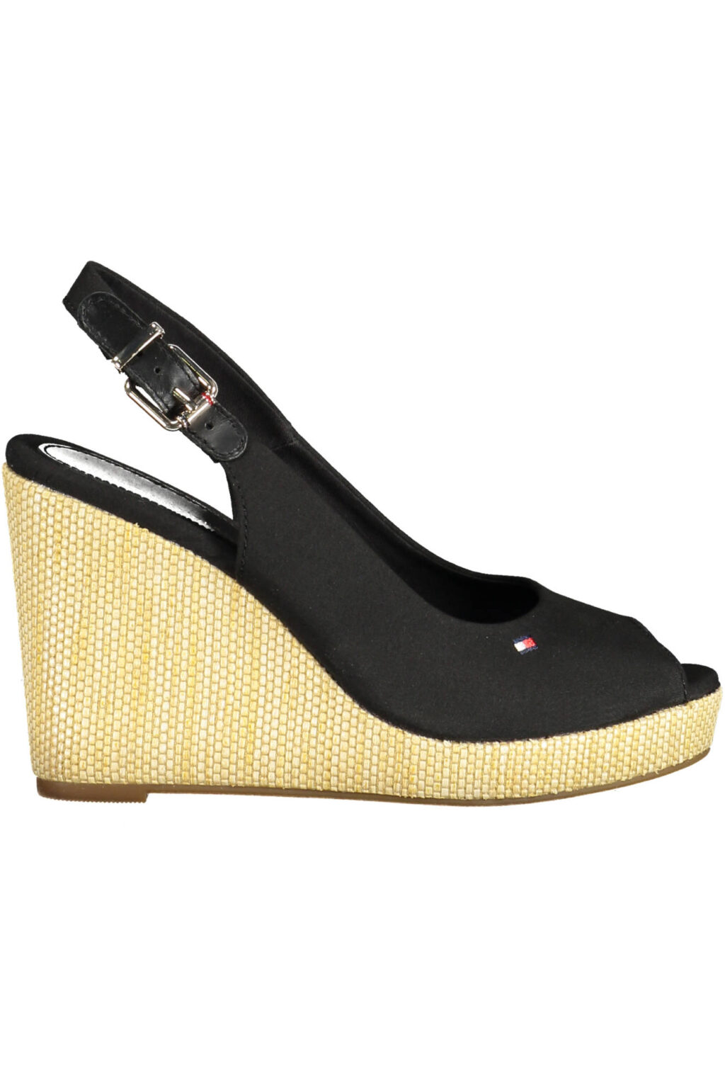 TOMMY HILFIGER juodos moteriškos sandalai