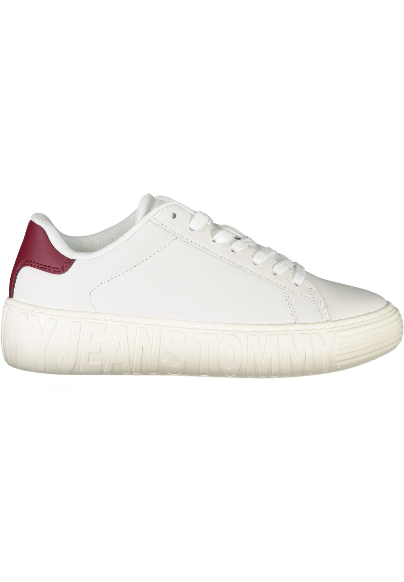 TOMMY HILFIGER WHITE WOMEN'S SPORTS SHOES