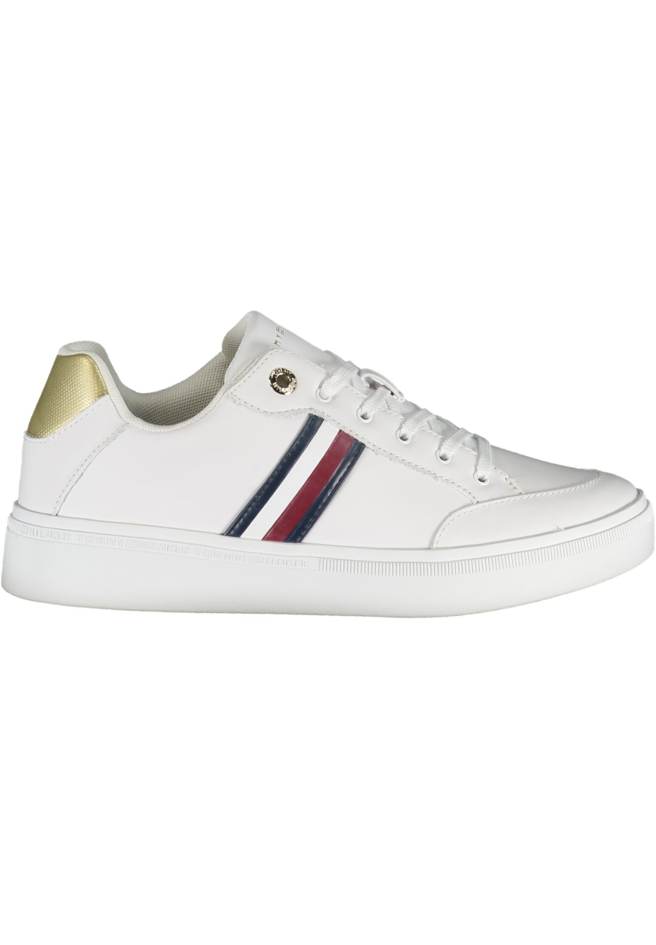 TOMMY HILFIGER WHITE WOMEN'S SPORTS SHOES