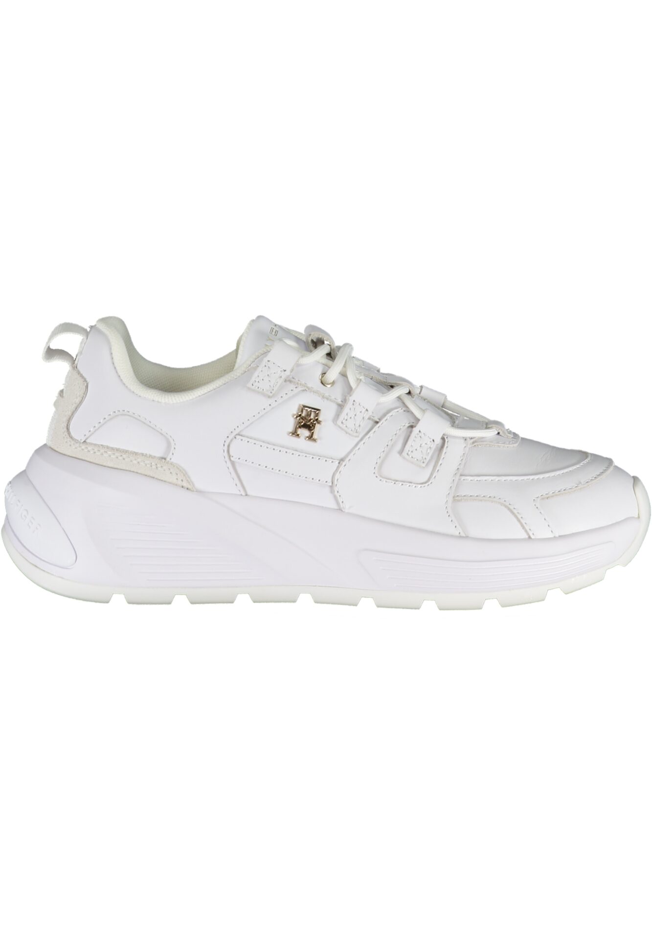 TOMMY HILFIGER WHITE WOMEN'S SPORTS SHOES