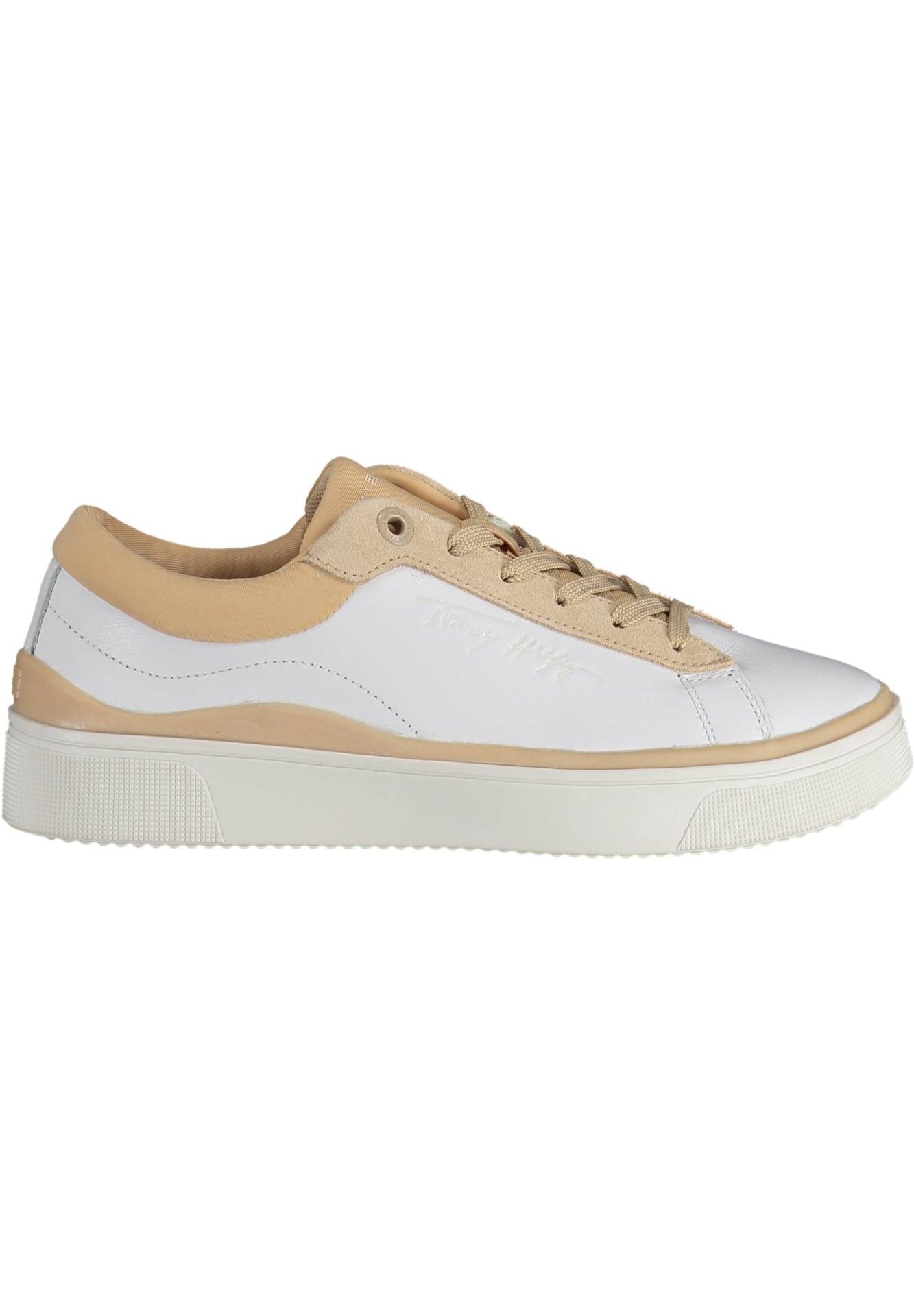 TOMMY HILFIGER WHITE WOMEN'S SPORTS SHOES