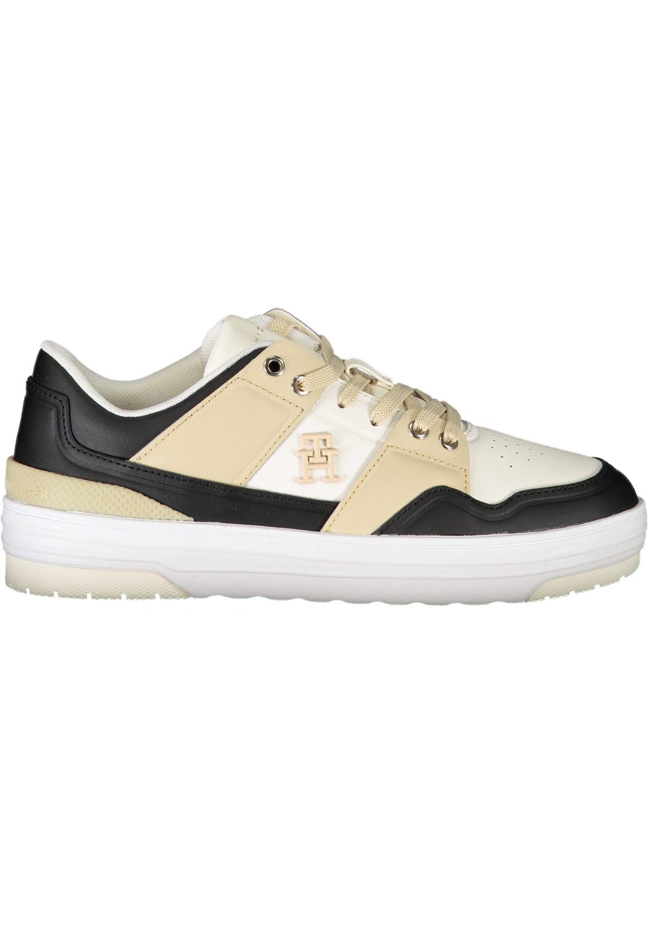 TOMMY HILFIGER WHITE WOMEN'S SPORTS SHOES