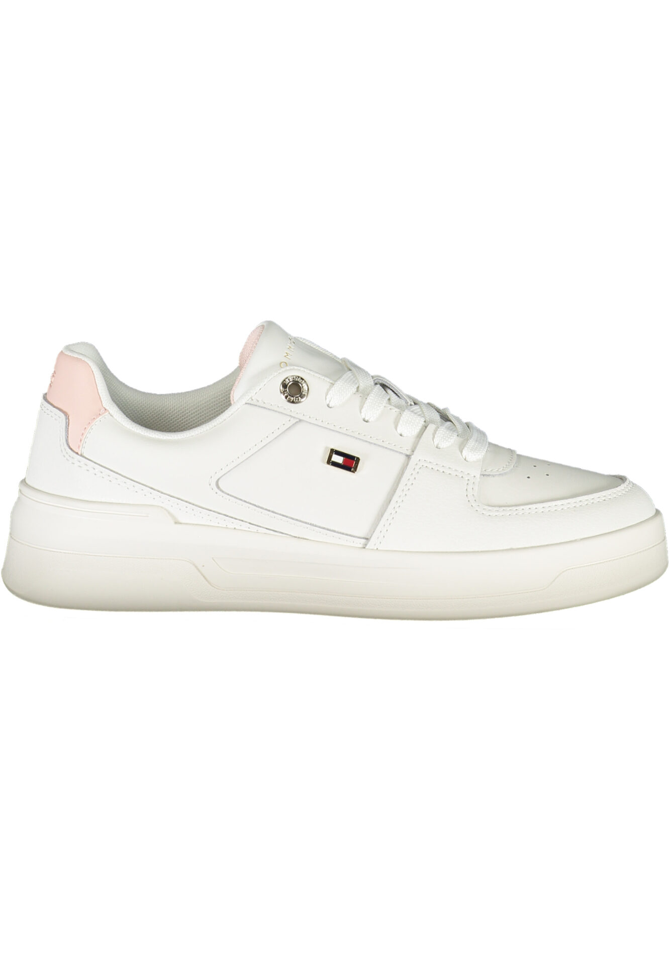 TOMMY HILFIGER WHITE WOMEN'S SPORTS SHOES