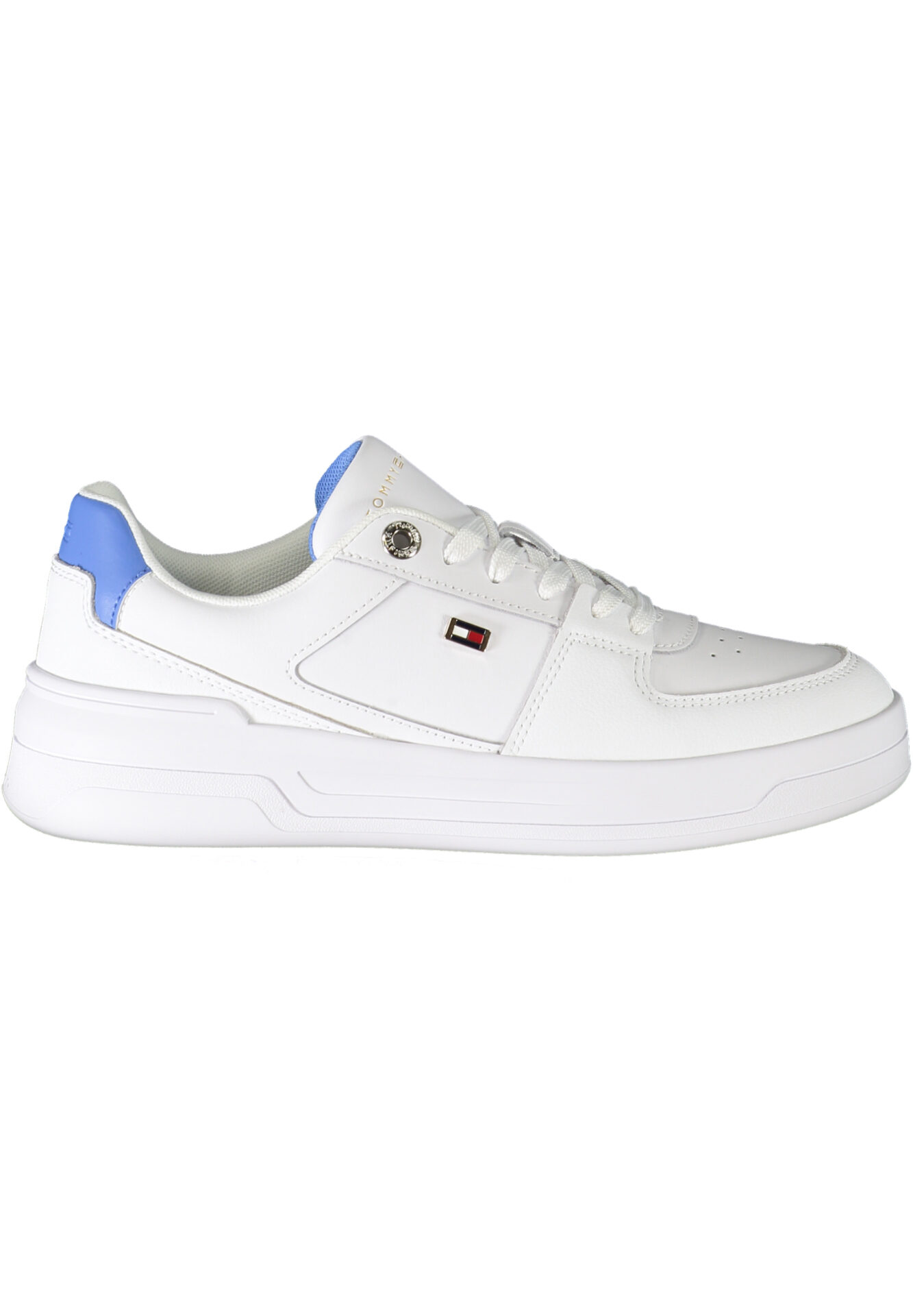 TOMMY HILFIGER WHITE WOMEN'S SPORTS SHOES
