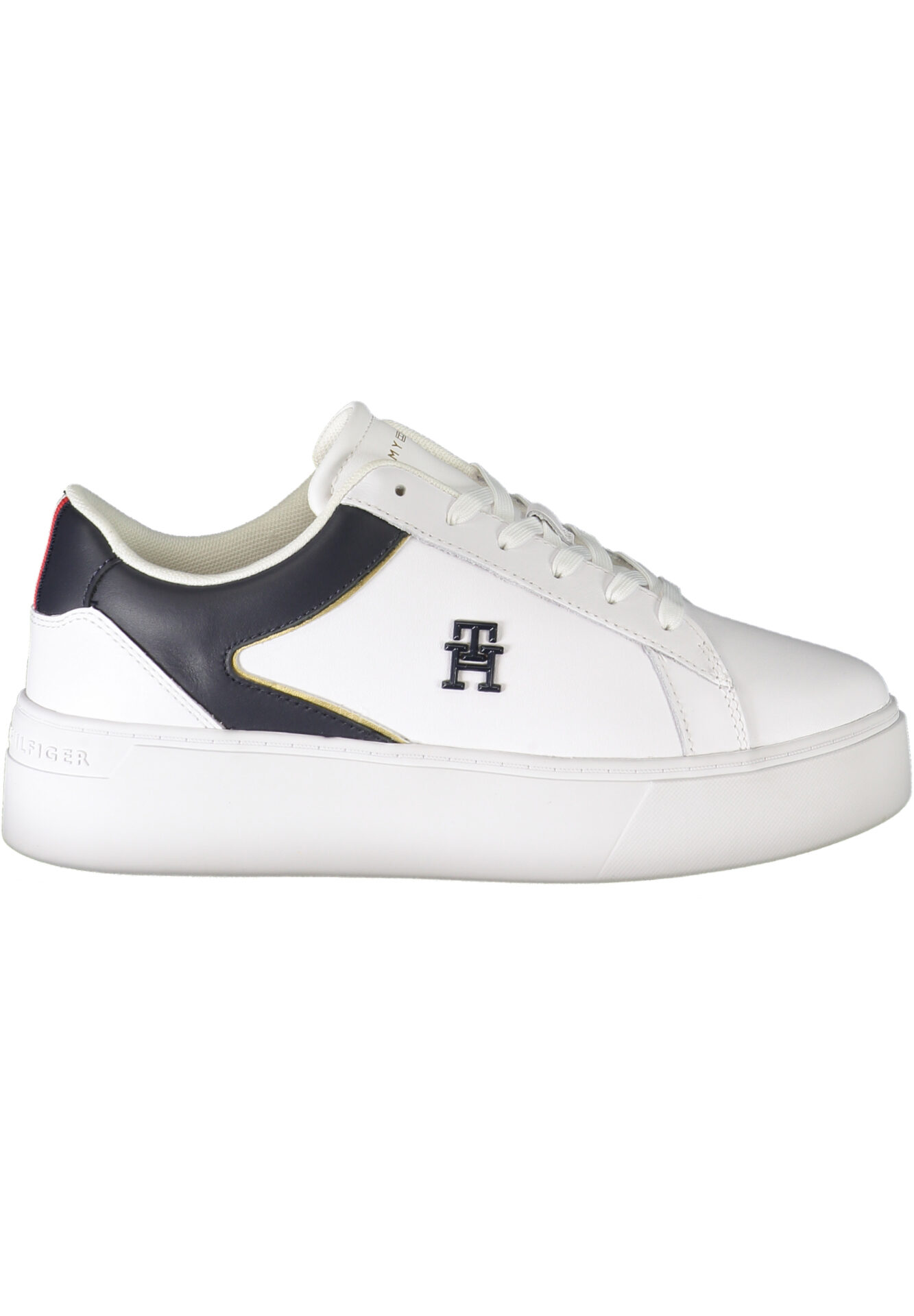 TOMMY HILFIGER WHITE WOMEN'S SPORTS SHOES