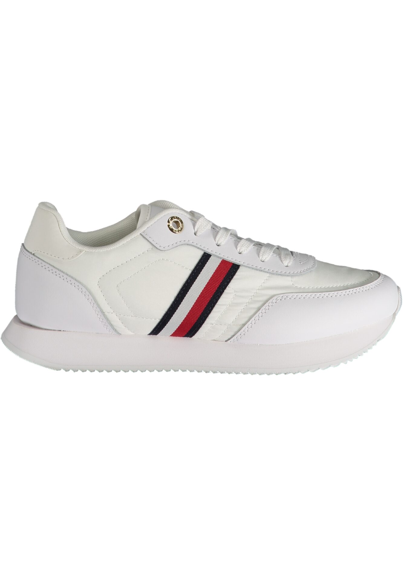 TOMMY HILFIGER WHITE WOMEN'S SPORTS SHOES