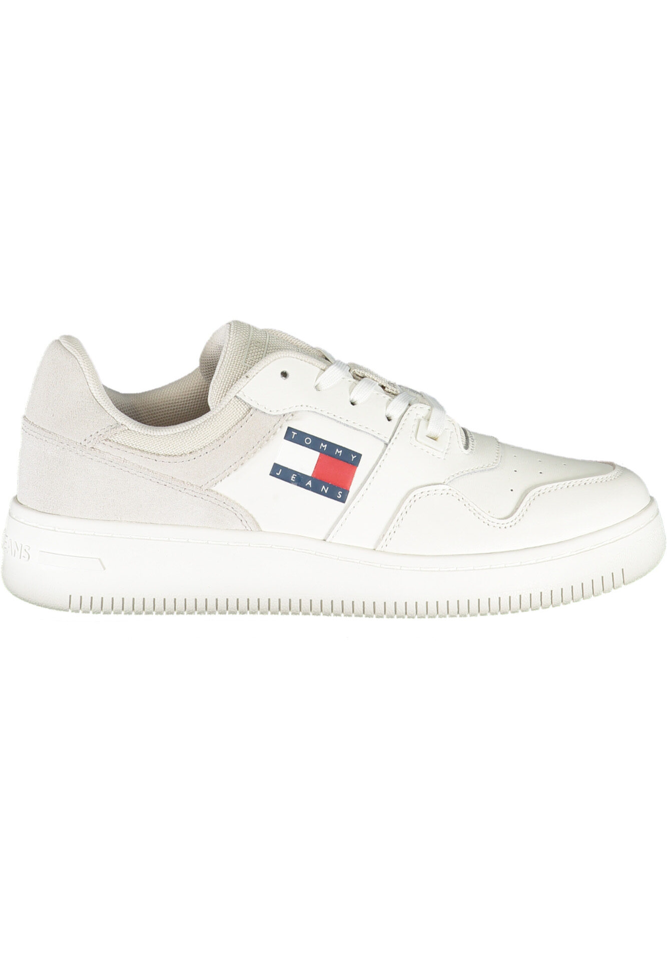 TOMMY HILFIGER WHITE WOMEN'S SPORTS SHOES