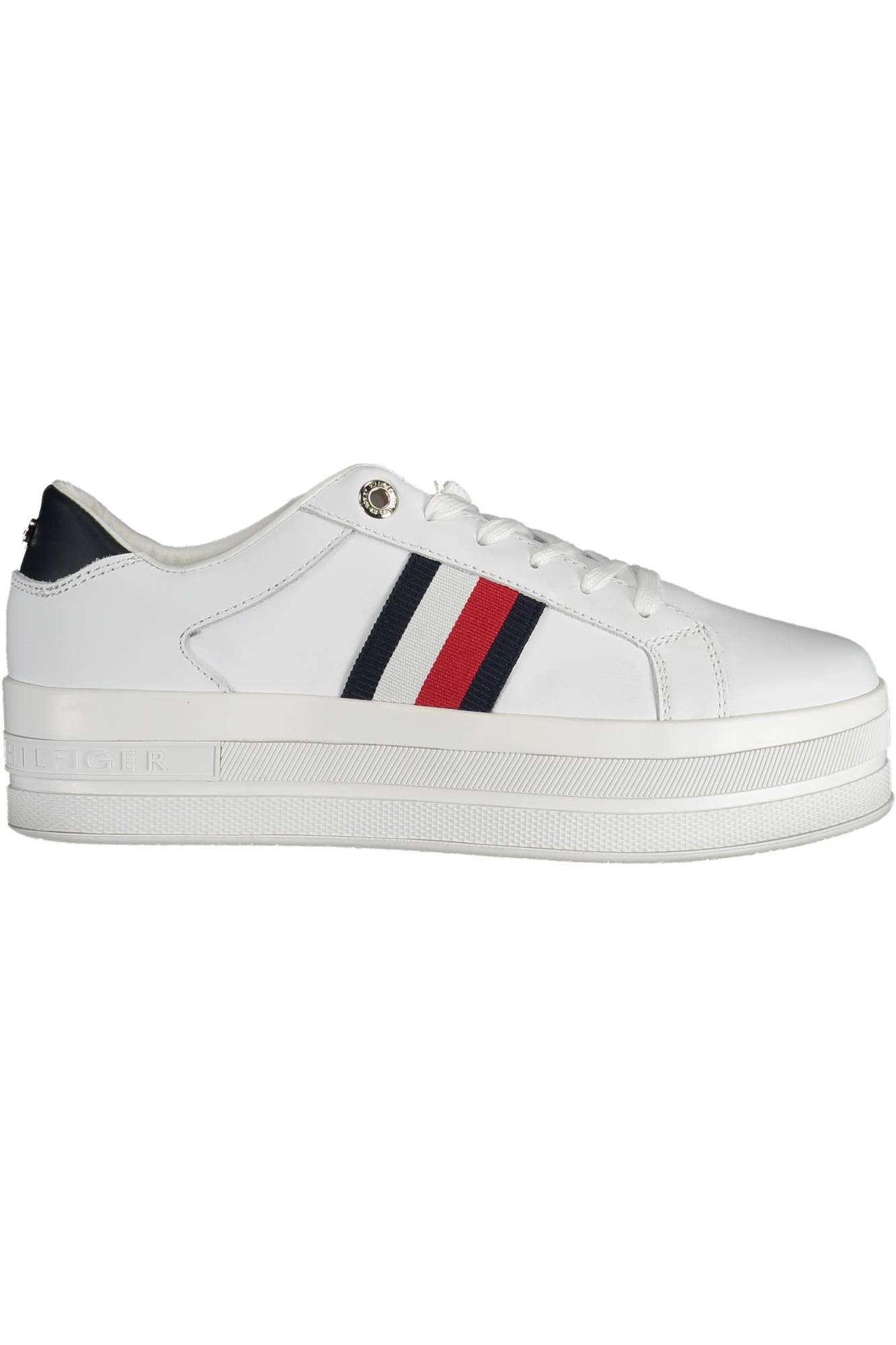 TOMMY HILFIGER BALTI MOTERIŠKI SPORTINIAI BATELIAI TOMMY HILFIGER BALTI MOTERIŠKI SPORTINIAI BATELIAI