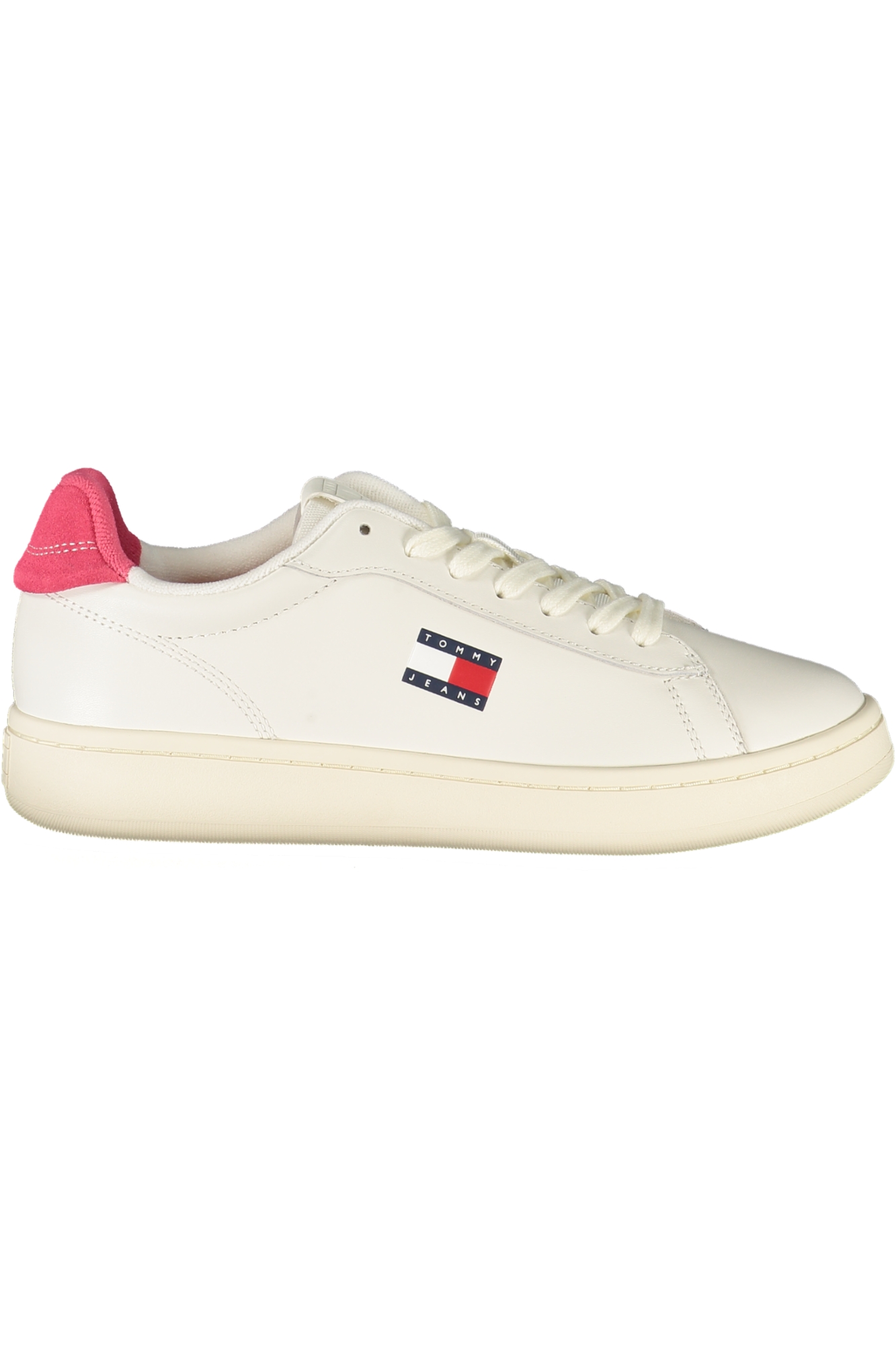 TOMMY HILFIGER WOMEN'S WHITE SPORTS SHOES TOMMY HILFIGER WOMEN'S WHITE SPORTS SHOES