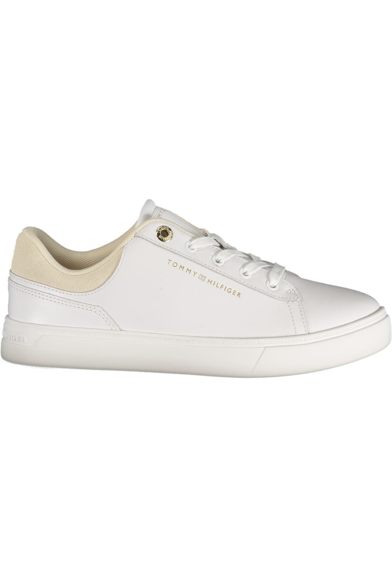 TOMMY HILFIGER WOMEN'S WHITE SPORTS SHOES TOMMY HILFIGER WOMEN'S WHITE SPORTS SHOES
