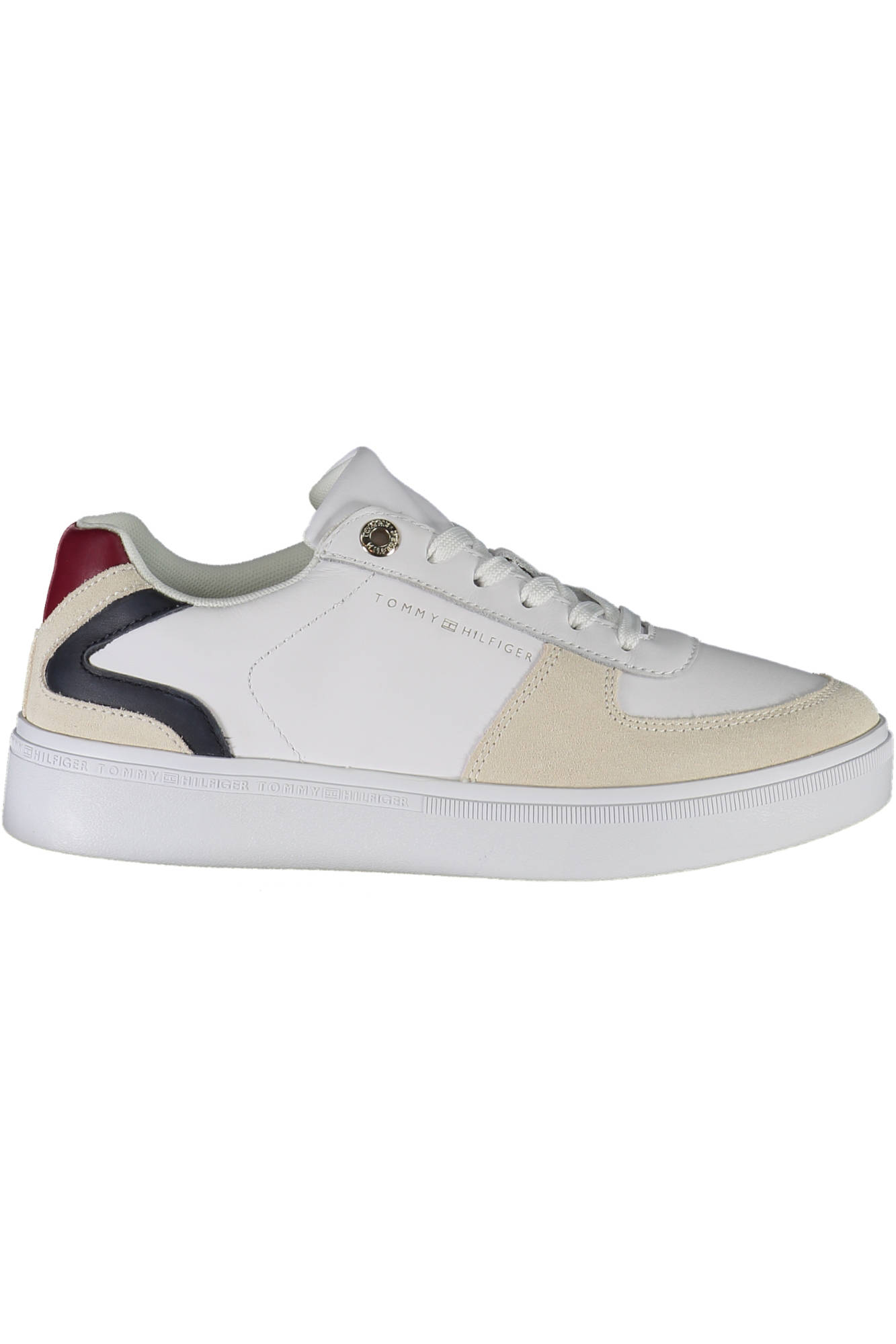TOMMY HILFIGER balti moteriški sportiniai batai TOMMY HILFIGER balti moteriški sportiniai batai