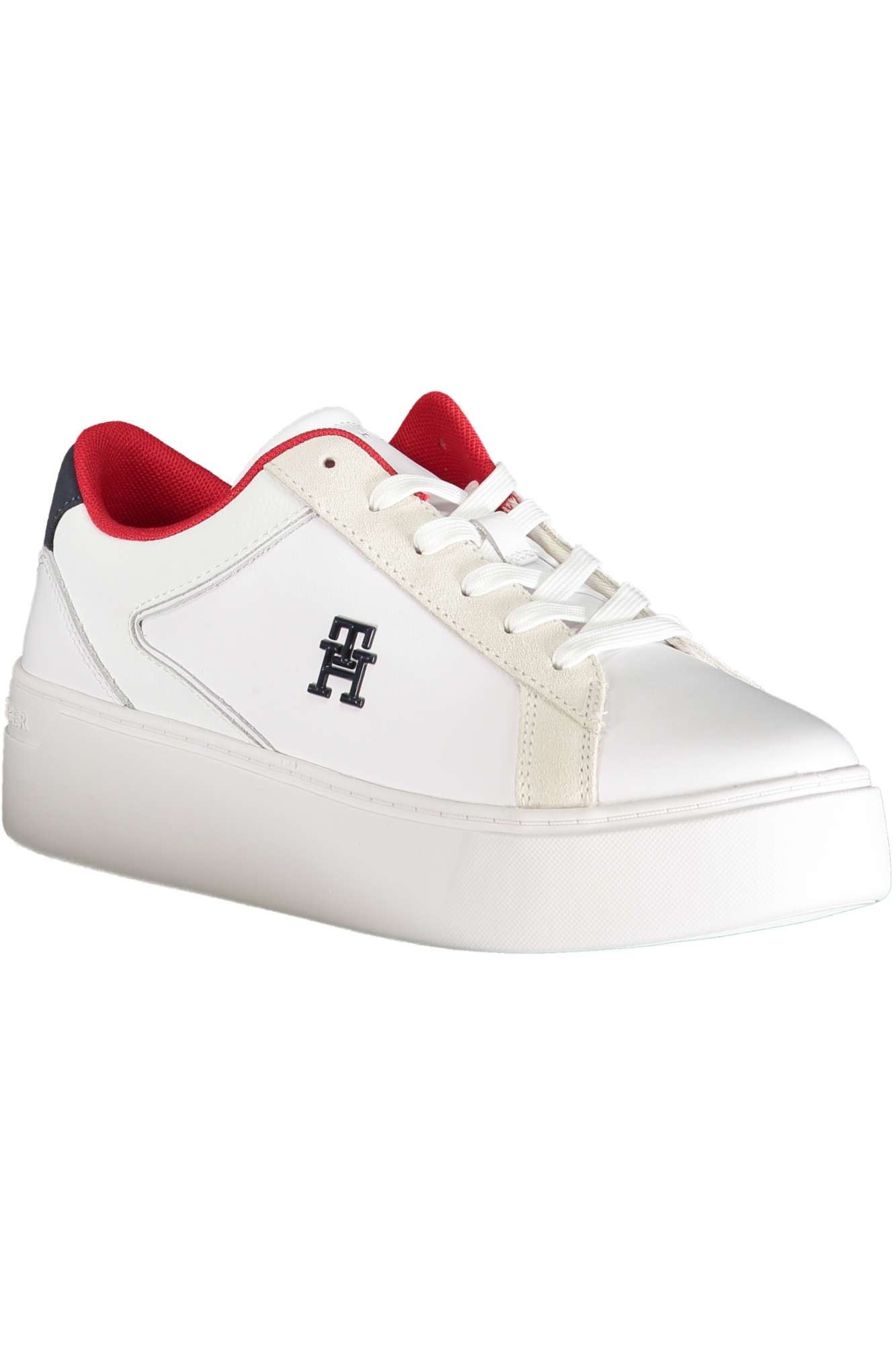 TOMMY HILFIGER WHITE WOMEN'S SPORTS SHOES TOMMY HILFIGER WHITE WOMEN'S SPORTS SHOES - Image 2