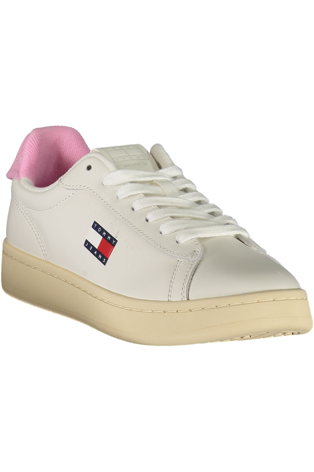 TOMMY HILFIGER WOMEN'S WHITE SPORTS SHOES TOMMY HILFIGER WOMEN'S WHITE SPORTS SHOES - Image 2