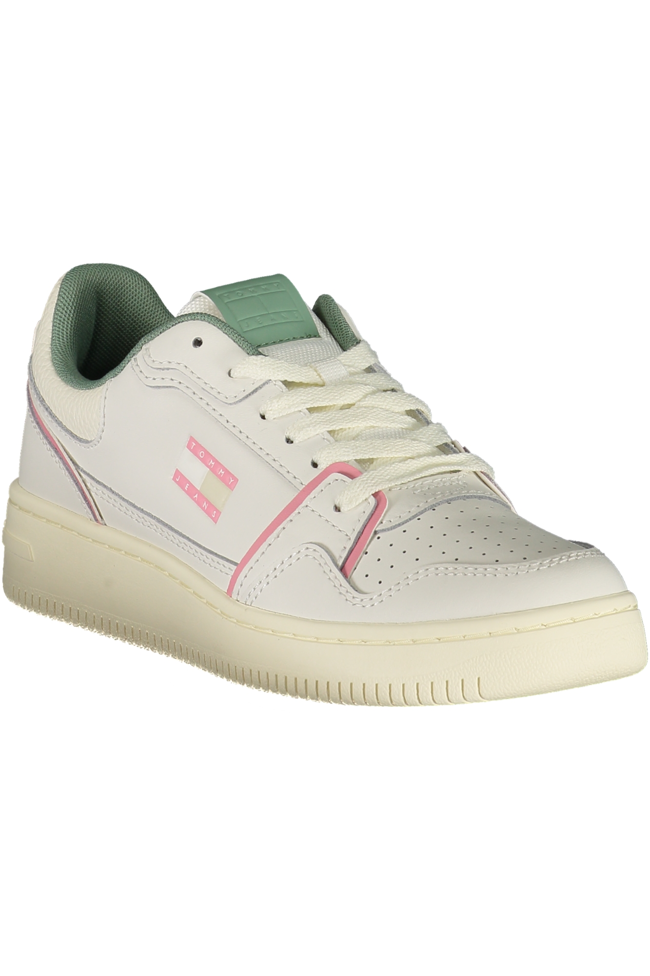 TOMMY HILFIGER WOMEN'S WHITE SPORTS SHOES TOMMY HILFIGER WOMEN'S WHITE SPORTS SHOES - Image 2