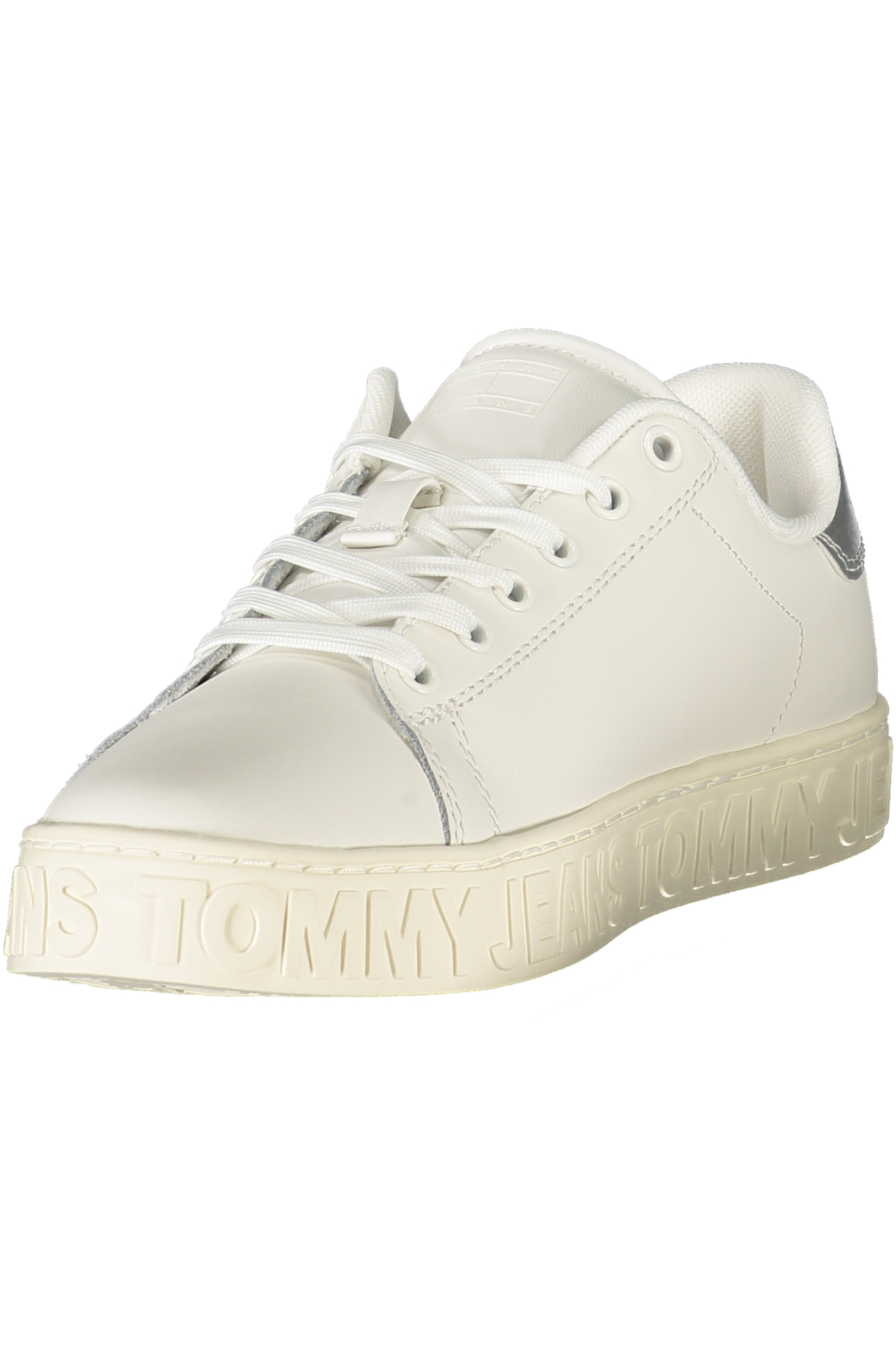 TOMMY HILFIGER WOMEN'S WHITE SPORTS SHOES TOMMY HILFIGER WOMEN'S WHITE SPORTS SHOES - Image 3