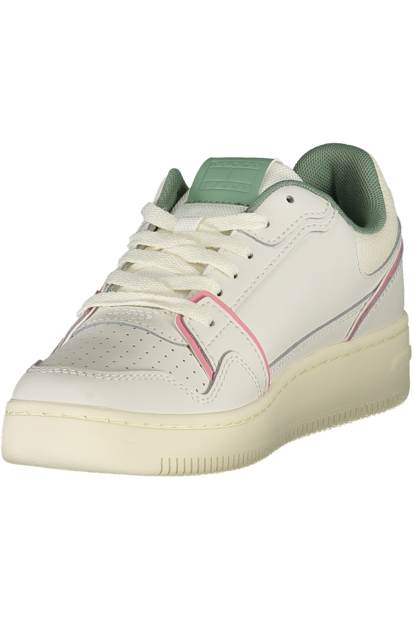 TOMMY HILFIGER WOMEN'S WHITE SPORTS SHOES TOMMY HILFIGER WOMEN'S WHITE SPORTS SHOES - Image 3