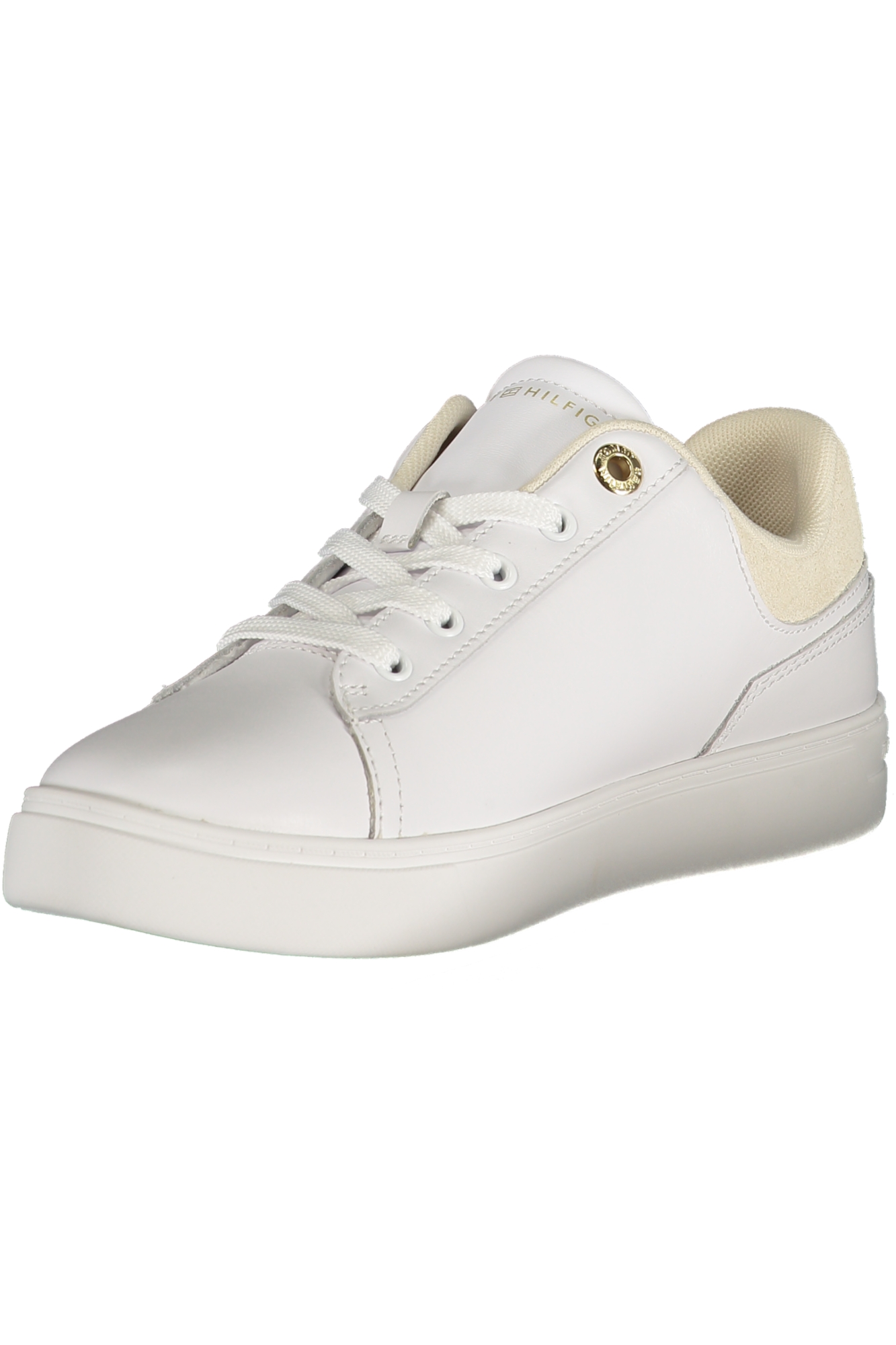 TOMMY HILFIGER WOMEN'S WHITE SPORTS SHOES TOMMY HILFIGER WOMEN'S WHITE SPORTS SHOES - Image 3