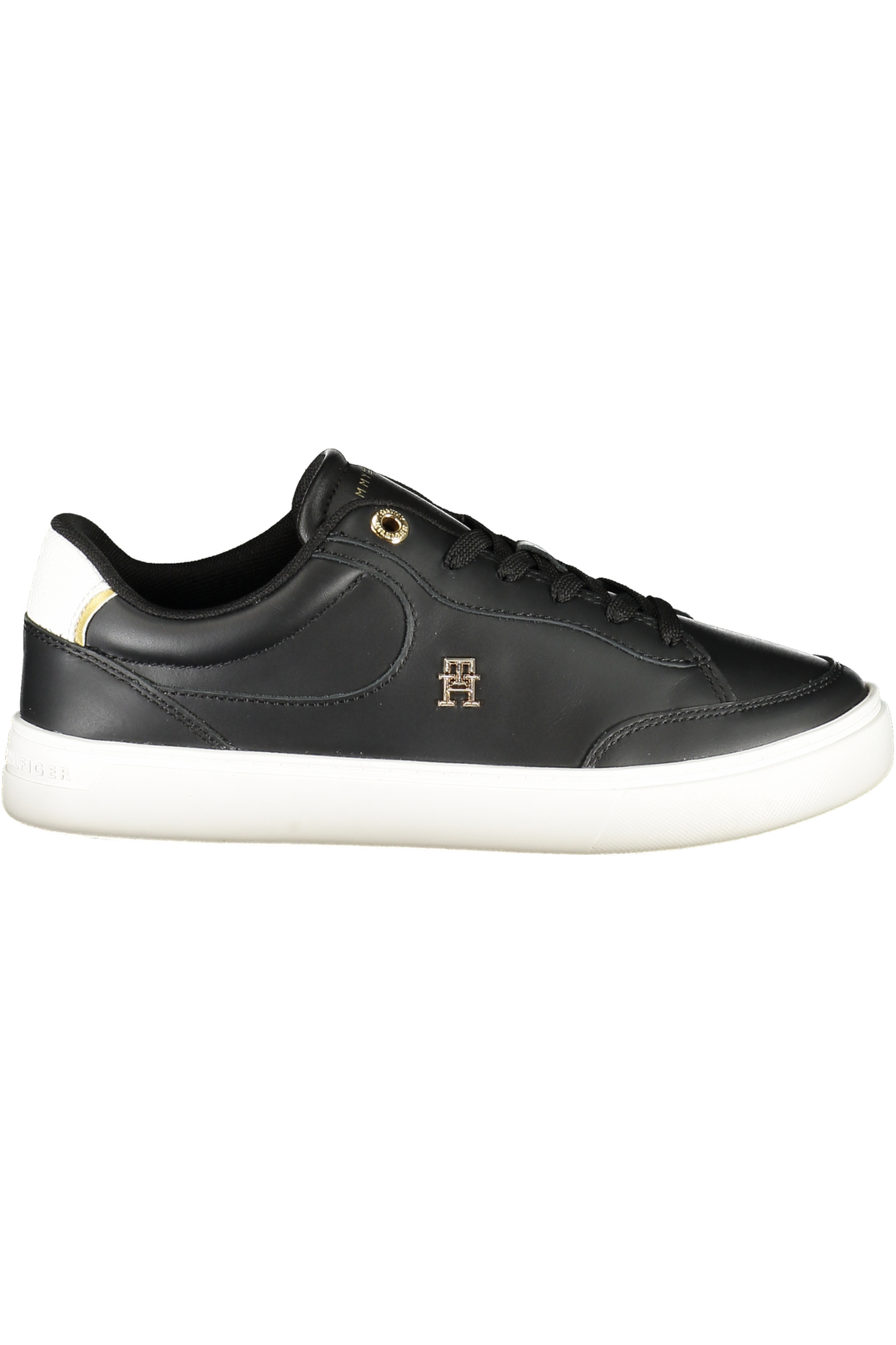 TOMMY HILFIGER juodi moteriški sportiniai batai TOMMY HILFIGER juodi moteriški sportiniai batai