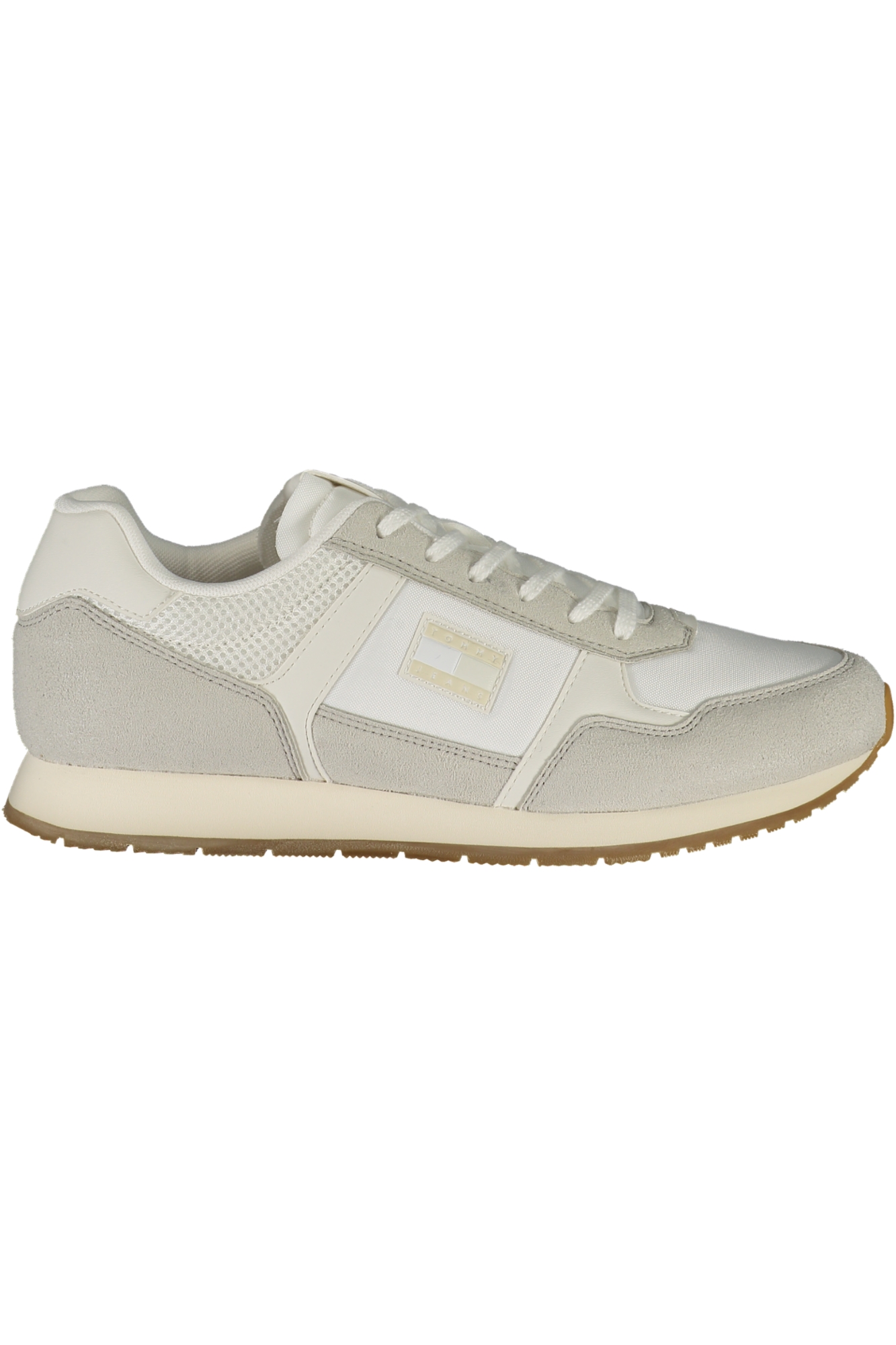 TOMMY HILFIGER MEN'S WHITE SPORTS SHOES TOMMY HILFIGER MEN'S WHITE SPORTS SHOES