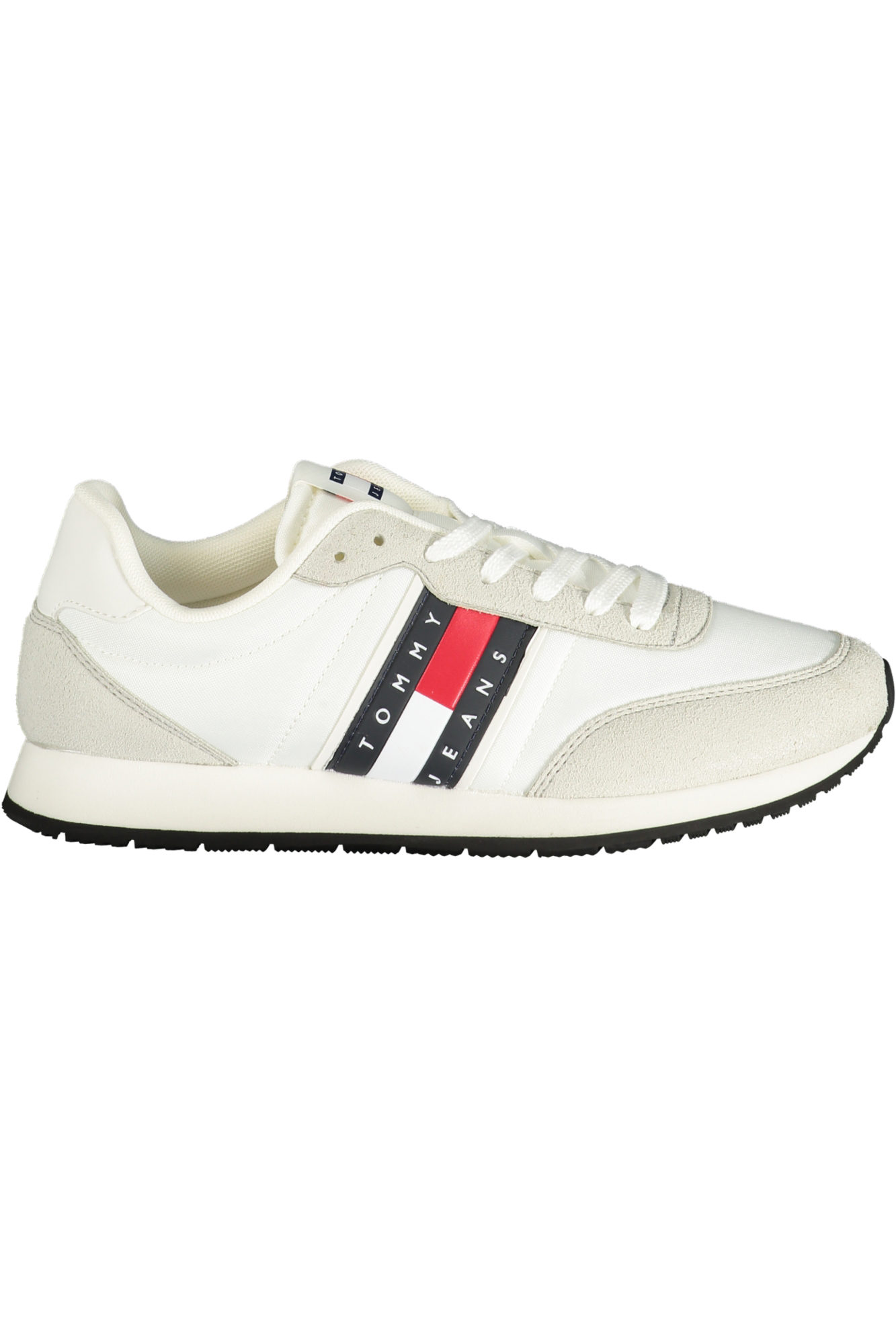 TOMMY HILFIGER MEN'S WHITE SPORTS SHOES TOMMY HILFIGER MEN'S WHITE SPORTS SHOES