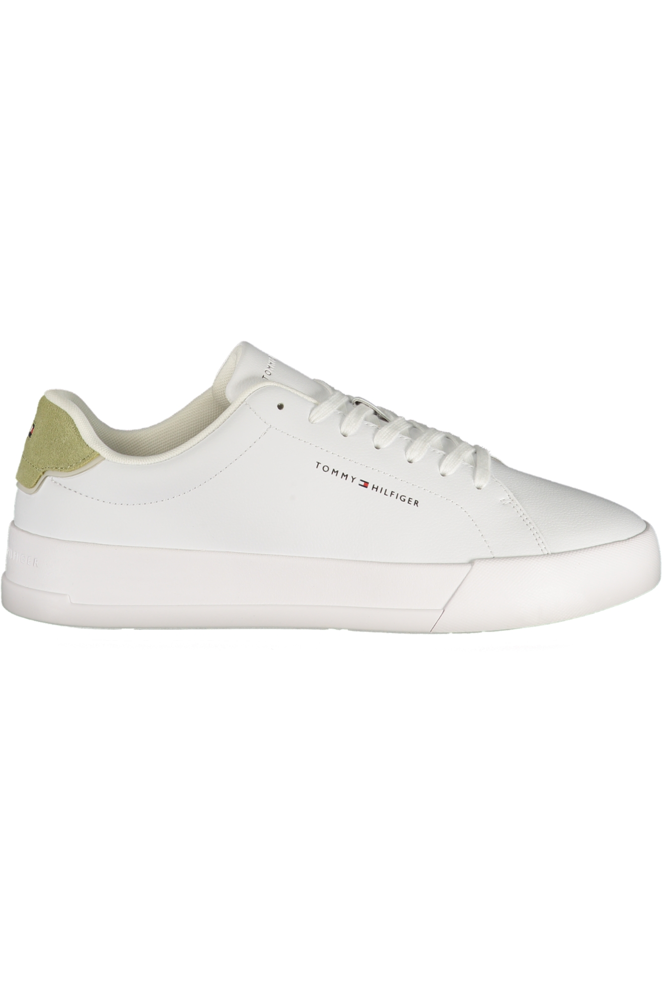 TOMMY HILFIGER MEN'S WHITE SPORTS SHOES TOMMY HILFIGER MEN'S WHITE SPORTS SHOES