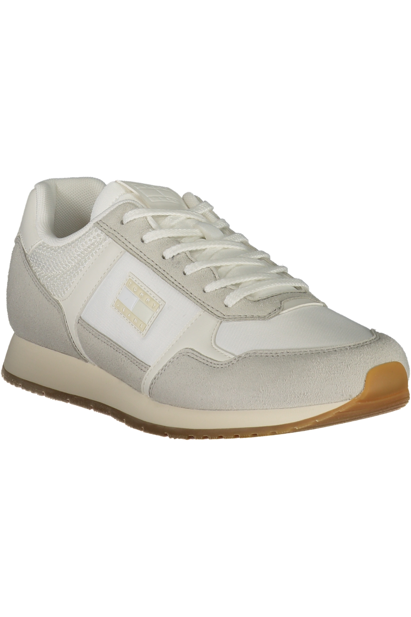 TOMMY HILFIGER MEN'S WHITE SPORTS SHOES TOMMY HILFIGER MEN'S WHITE SPORTS SHOES - Image 2