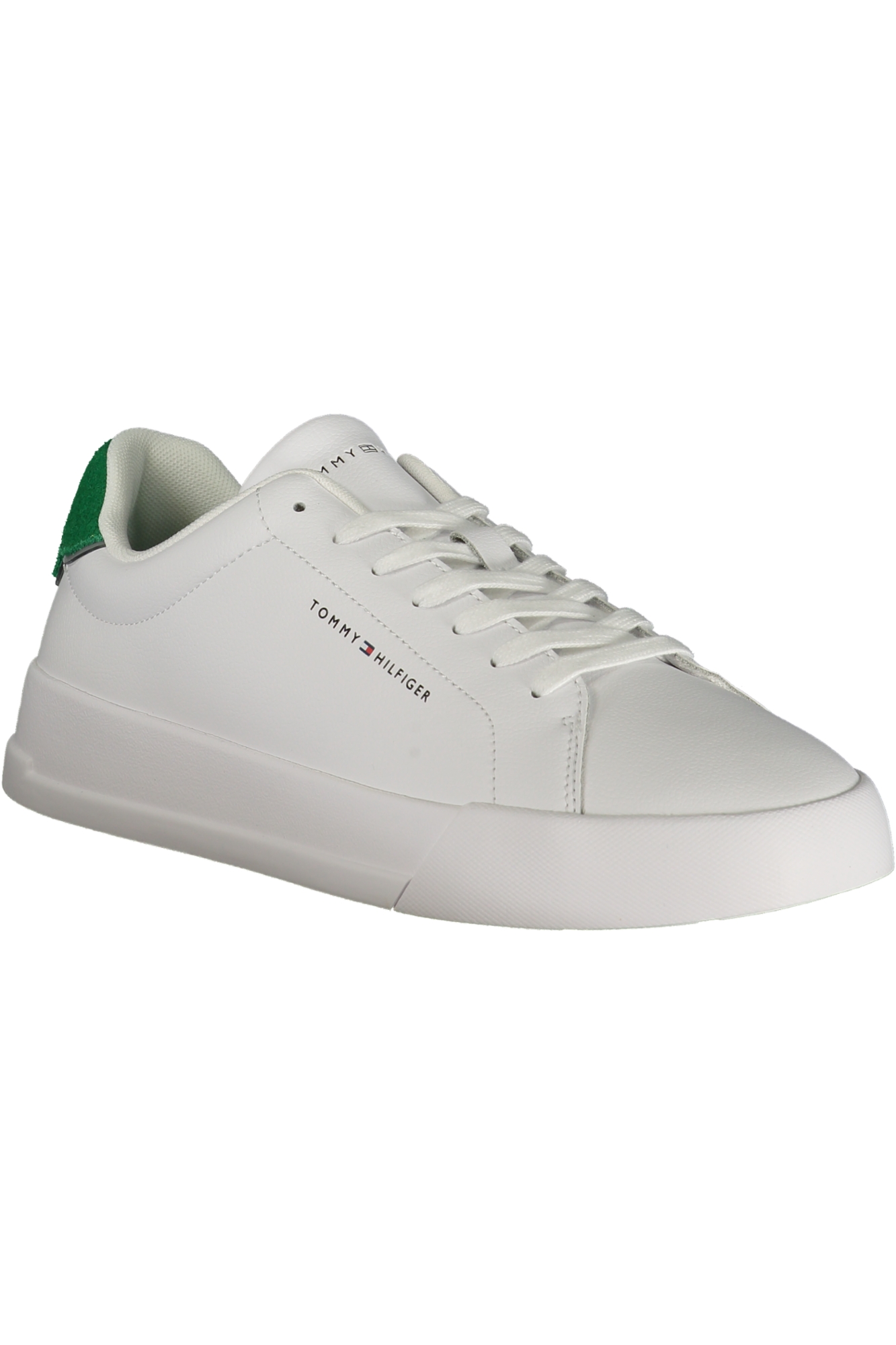 TOMMY HILFIGER MEN'S WHITE SPORTS SHOES TOMMY HILFIGER MEN'S WHITE SPORTS SHOES - Image 2