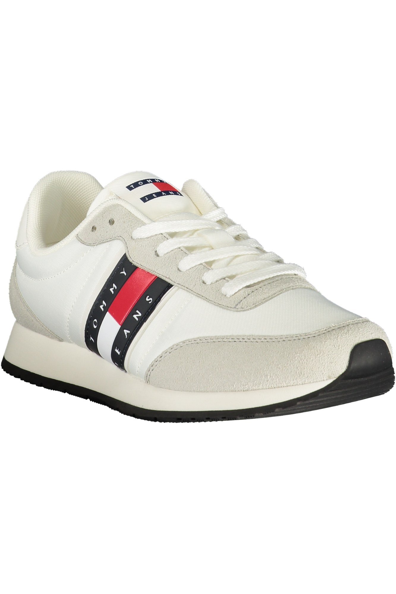 TOMMY HILFIGER MEN'S WHITE SPORTS SHOES TOMMY HILFIGER MEN'S WHITE SPORTS SHOES - Image 2