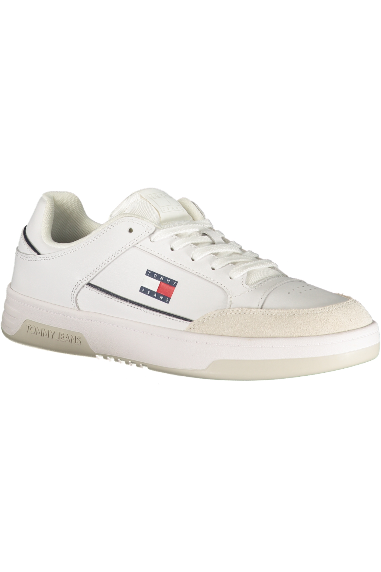 TOMMY HILFIGER MEN'S WHITE SPORTS SHOES TOMMY HILFIGER MEN'S WHITE SPORTS SHOES - Image 2