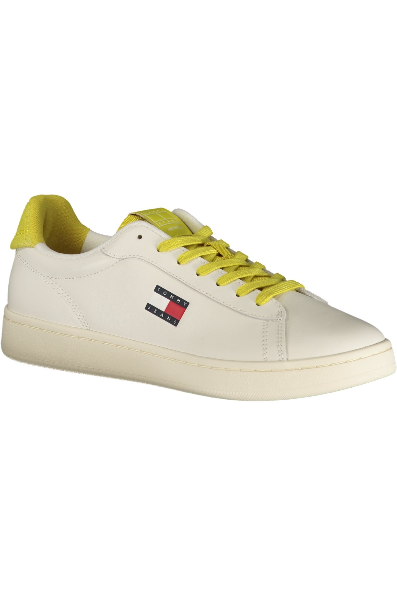TOMMY HILFIGER MEN'S WHITE SPORTS SHOES TOMMY HILFIGER MEN'S WHITE SPORTS SHOES - Image 2