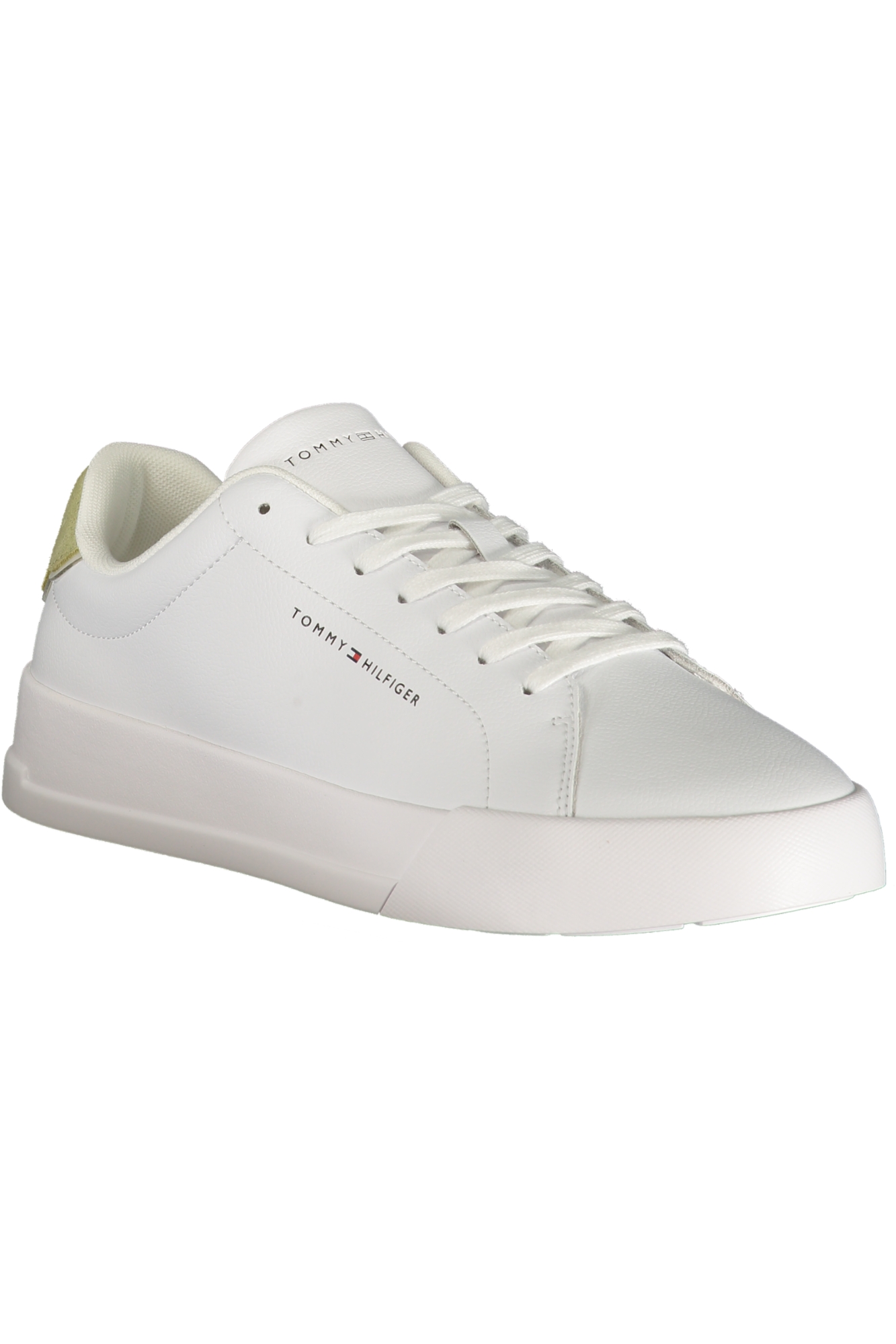 TOMMY HILFIGER MEN'S WHITE SPORTS SHOES TOMMY HILFIGER MEN'S WHITE SPORTS SHOES - Image 2